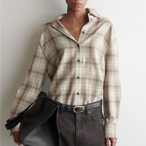 COS Checked Flannel Shirt